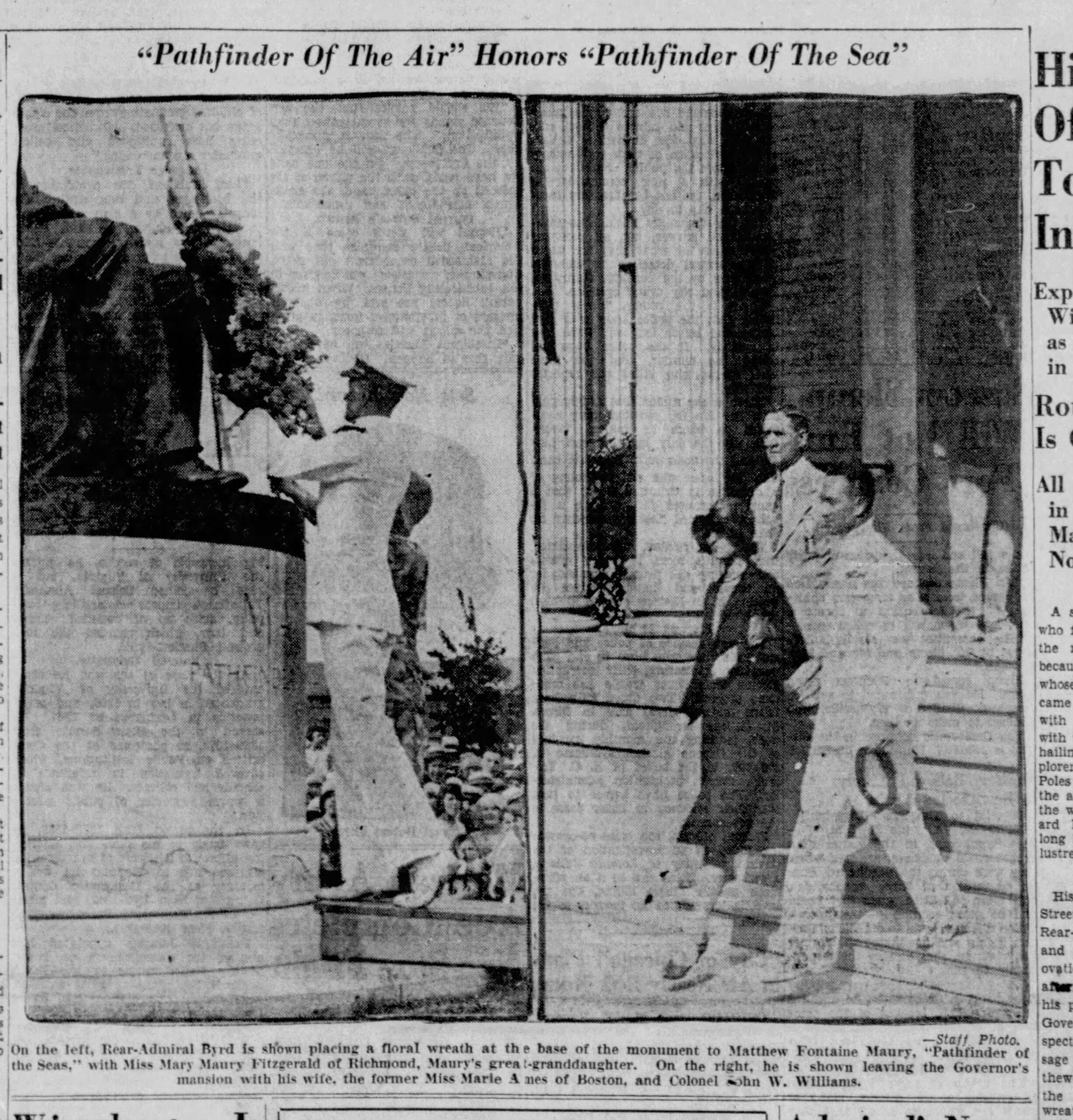 Matthew Fontaine Maury: Richmond Times-Dispatch · Jun 22, 1930