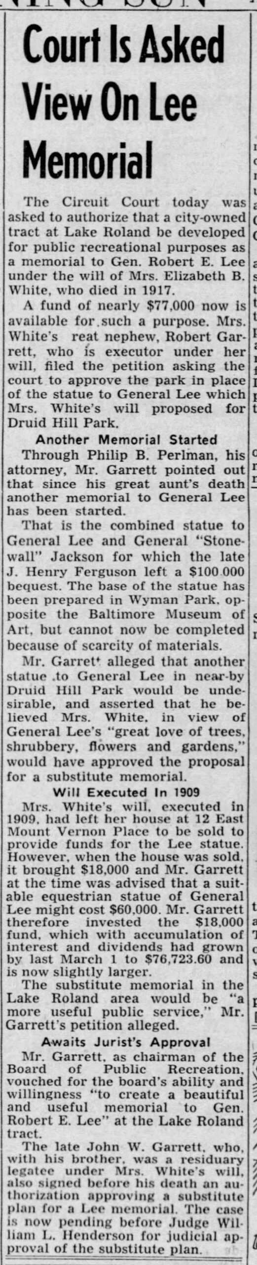 Lee-Jackson Newspaper: The Evening Sun · Apr 11, 1944