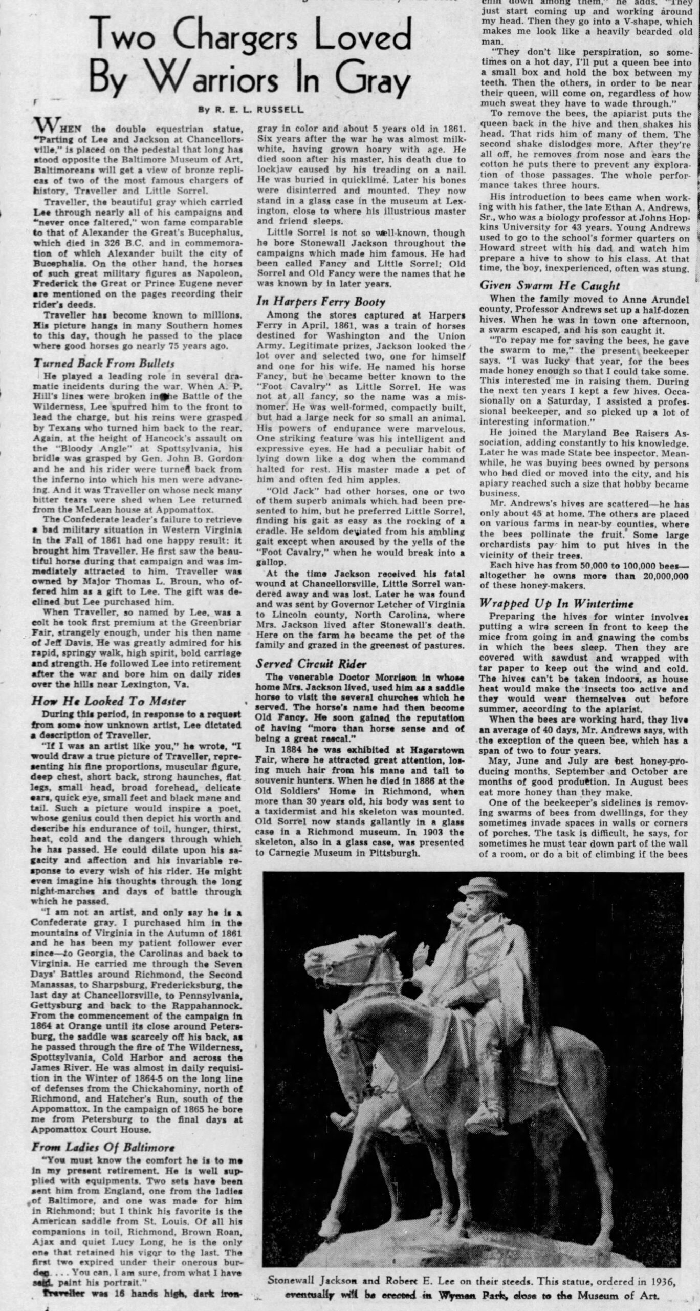 Lee-Jackson Newspaper: The Baltimore Sun · Jun 15, 1947