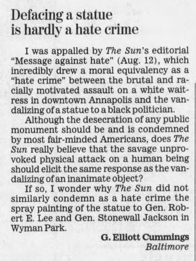 Lee-Jackson Newspaper: The Baltimore Sun · Aug 25, 2001