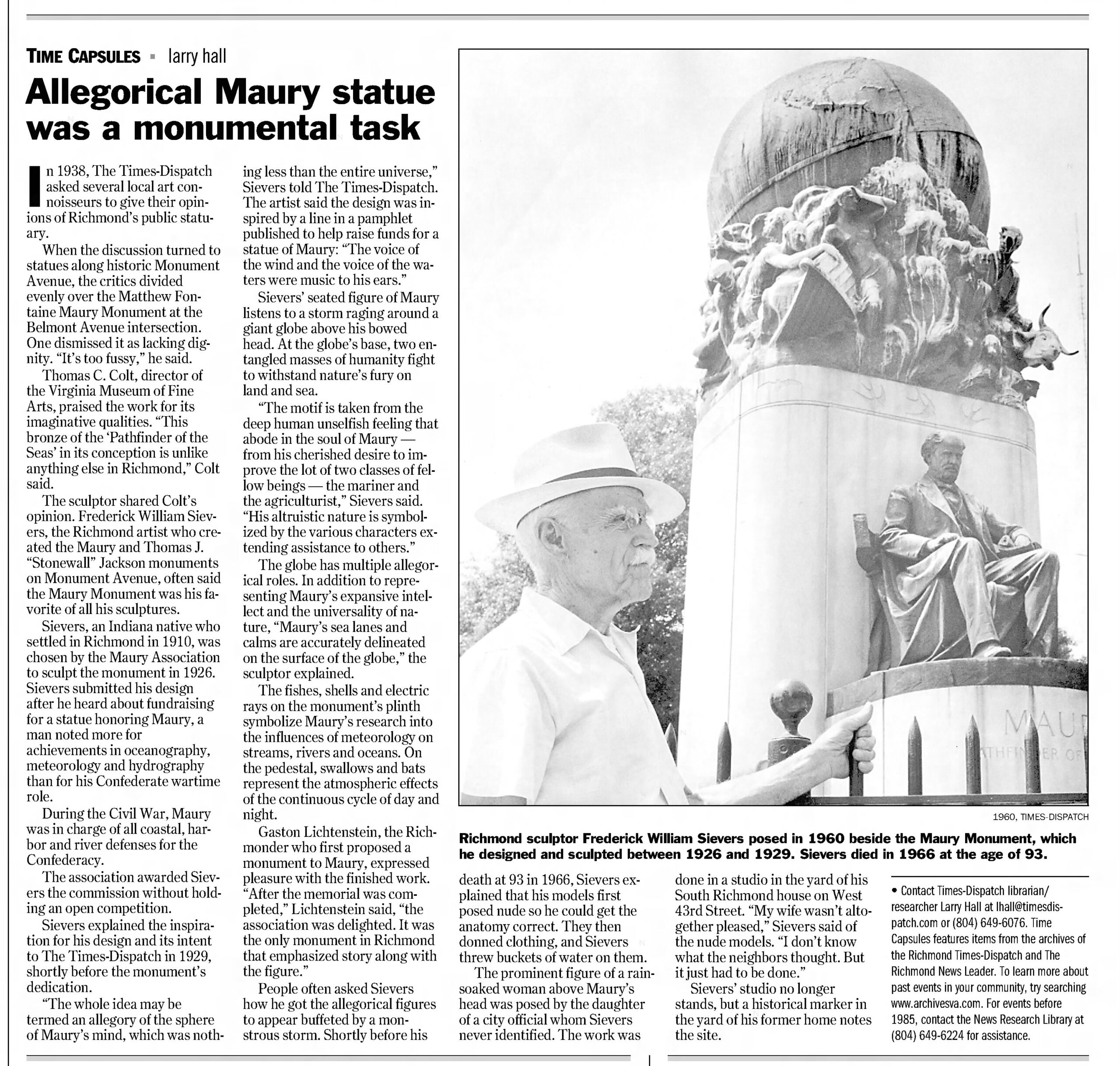 Matthew Fontaine Maury: Richmond Times-Dispatch · Aug 16, 2006