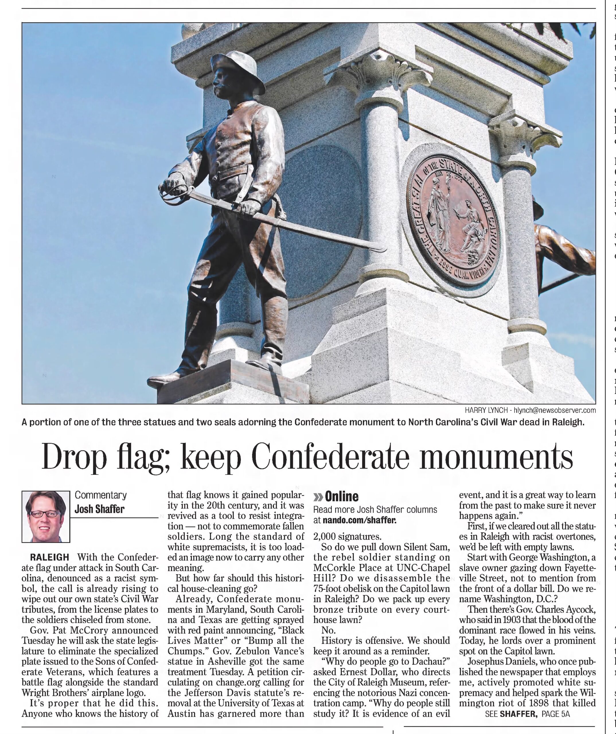 Josephus Daniels: The Raleigh News & Observer · Jun 24, 2015