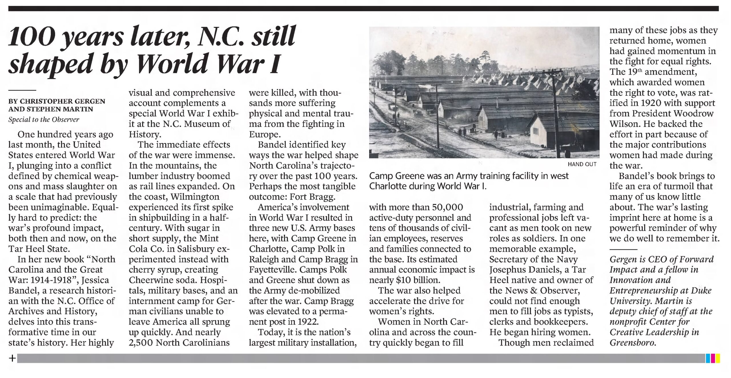 Josephus Daniels: The Charlotte Observer · May 8, 2017